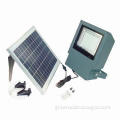 108-piece LED Outdoor Super-bright Solar Floodlight, 12V/7A Rechargeable Lead-acid Battery